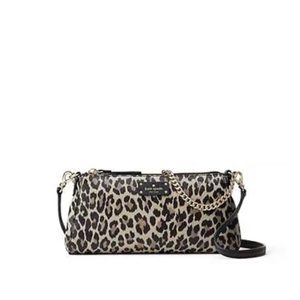 KATE SPADE Leopard & Black Crossbody Purse